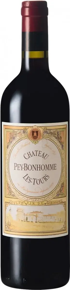 Вино Chateau Peybonhomme Les Tours Blaye Cotes de Bordeaux AOC, 0.75 л