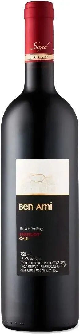Вино Ben Ami Merlot, 2023, 0.75 л