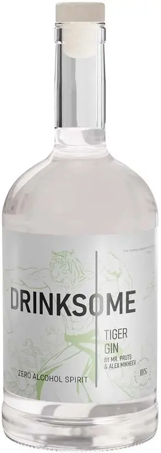 Джин Drinksome Tiger Gin Zero Alcohol, 0.7 л