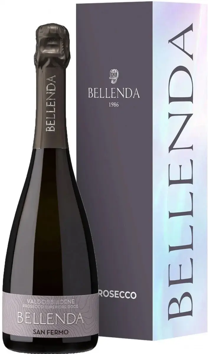 Игристое вино Bellenda San Fermo Conegliano Valdobbiadene DOCG Prosecco Superiore, gift box, 2024, 0.75 л