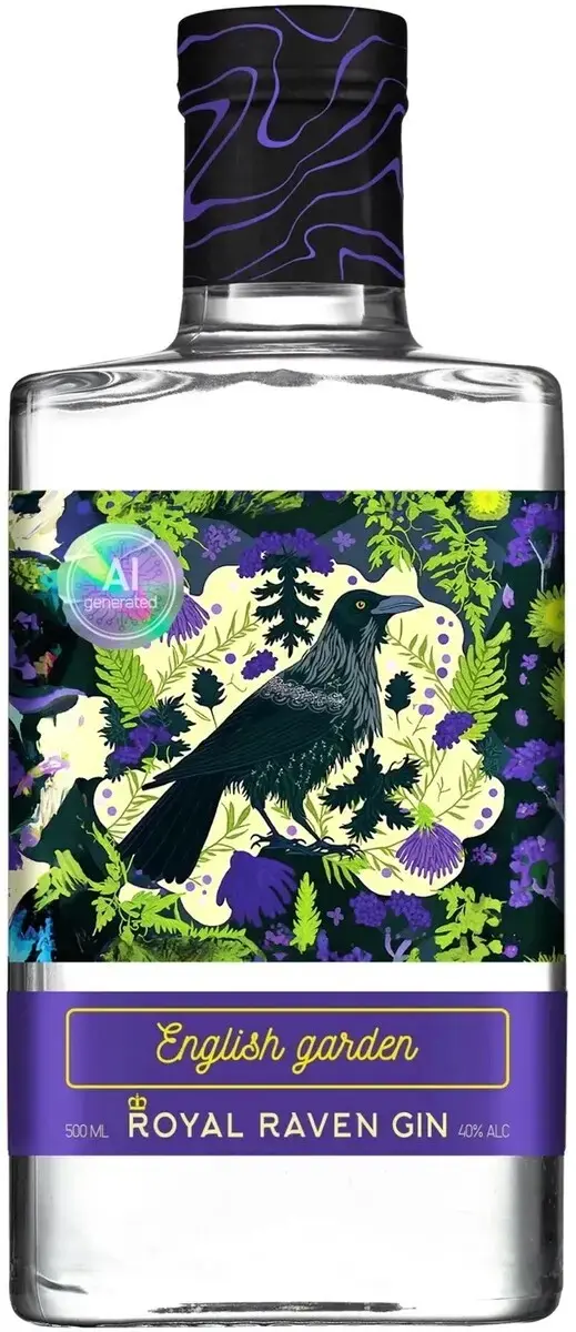 Джин Royal Raven English Garden, 0.5 л