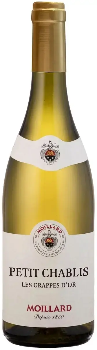 Вино Moillard Petit Chablis Les Grappes d'Or AOC, 2023, 0.75 л