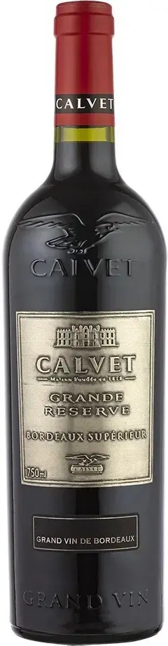 Вино Calvet Grande Reserve Bordeaux Superieur АОP, 2022, 0.75 л