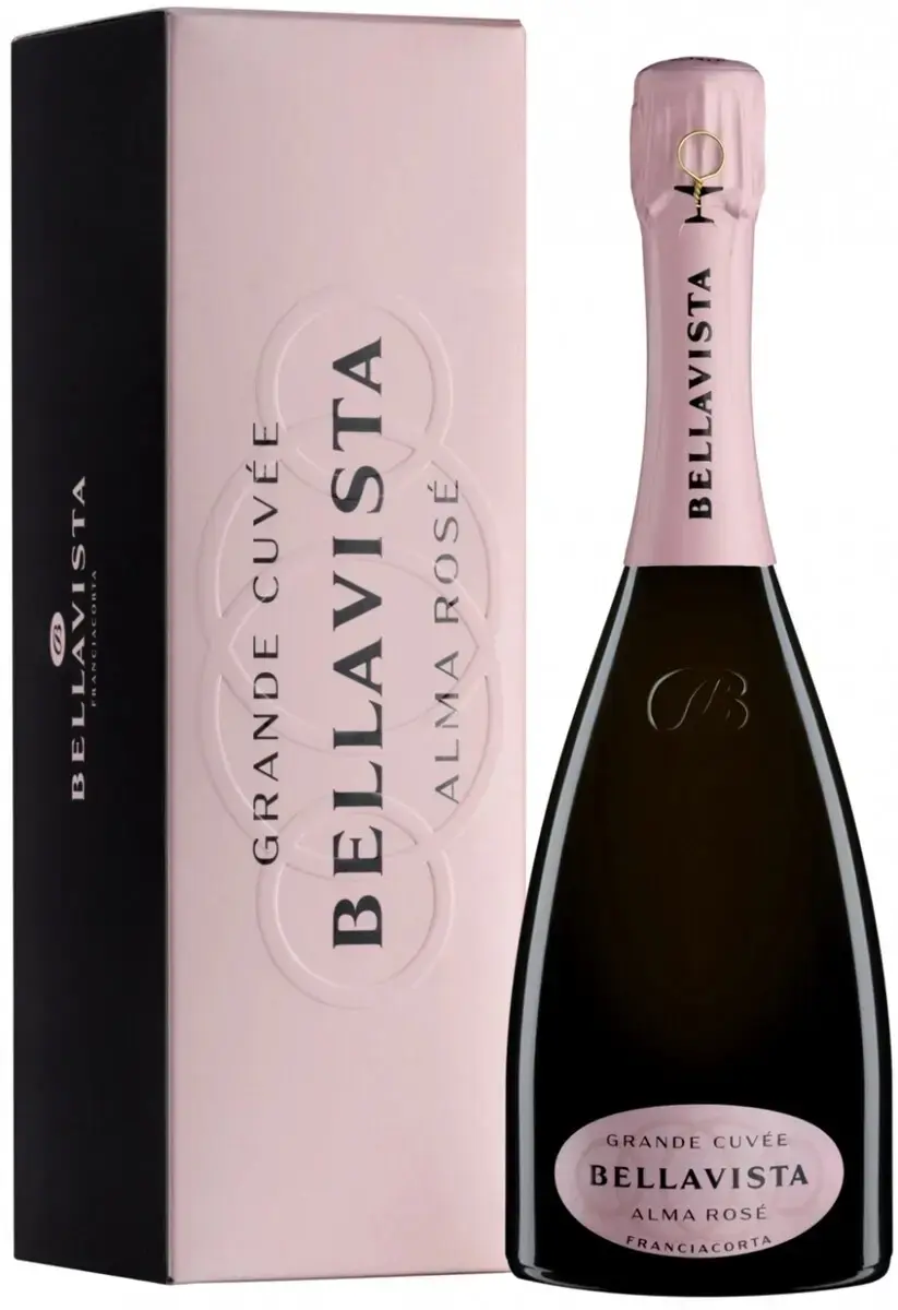 Игристое вино  Bellavista Alma Grande Cuvee Rose Franciacorta DOCG, gift box, 2020, 0.75 л