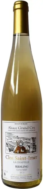 Вино Domaine Ernest Burn Riesling Alsace Grand Cru Goldert Clos Saint Imer La Chapelle AOC, 2020, 0.75 л