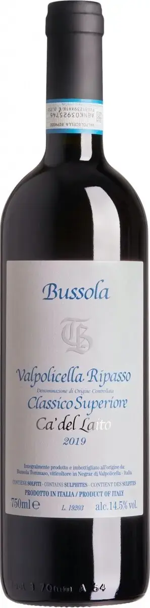 Вино Tommaso Bussola Ca'del Laito Ripasso Valpolicella Classico Superiore DOC, 2019, 0.75 л