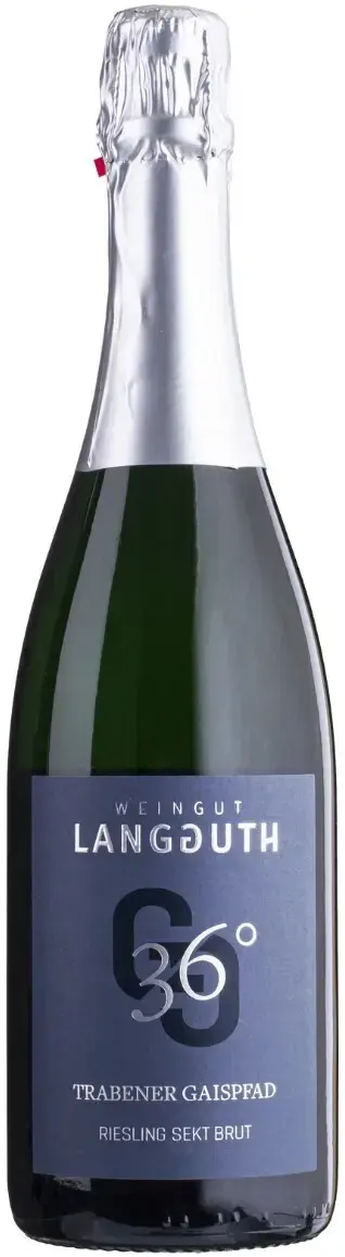 Игристое вино Ulrich Langguth 36° Trabener Gaispfad Riesling Sekt Brut, 0.75 л