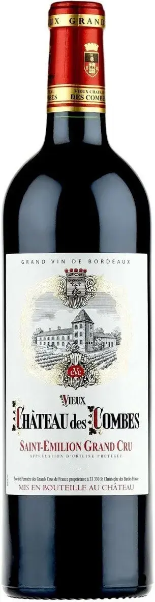 Вино Chateau des Combes Vieux Grand Cru Saint Emilion AOP, 2019, 0.75 л