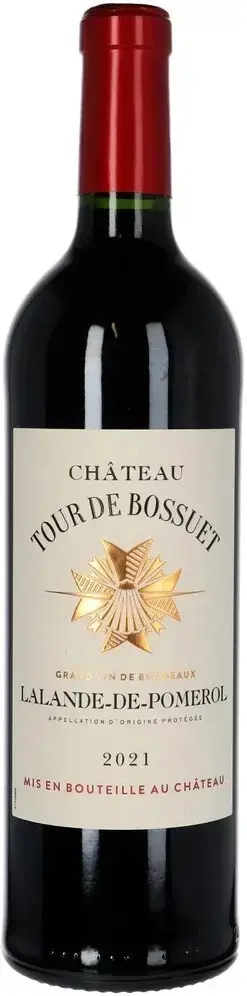 Вино Chateau Tour de Bossuet Lalande-de-Pomerol AOP, 2021, 0.75 л