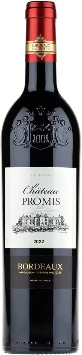 Вино Chateau Promis Bordeaux AOP, 2022, 0.75 л