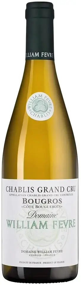 Вино Domaine William Fevre Chablis Grand Cru Bougros Cote Bouguerots, 2022, 0.75 л