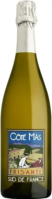 Игристое вино Cote Mas Frisante Blanc de Blancs Brut Pays d'Oc IGP, 2021, 0.75 л