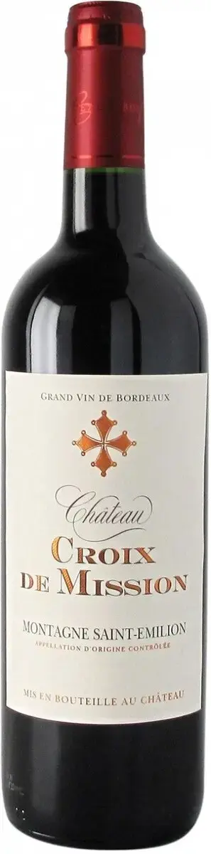 Вино Chateau Croix de Mission Montagne Saint Emilion AOC, 2021, 0.75 л