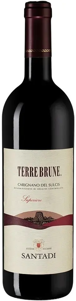 Вино Terre Brune Carignano del Sulcis DOC Superiore, 2020, 0.75 л
