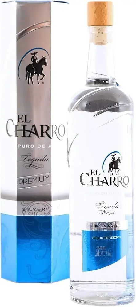 Текила El Charro Premium Silver 100% Puro de Agave gift box, 0.75 л