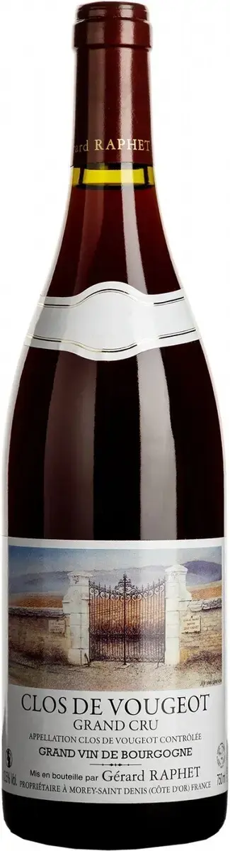 Вино Gerard Raphet Clos de Vougeot Grand Cru AOC, 2021, 0.75 л