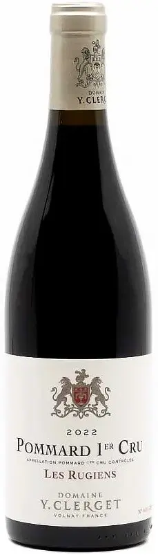 Вино Domaine Yvon Clerget Pommard 1er Cru Les Rugiens AOC, 2022, 0.75 л
