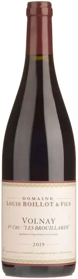 Вино Domaine Louis Boillot & Fils Volnay 1er Cru Les Brouillards AOC, 2019, 0.75 л