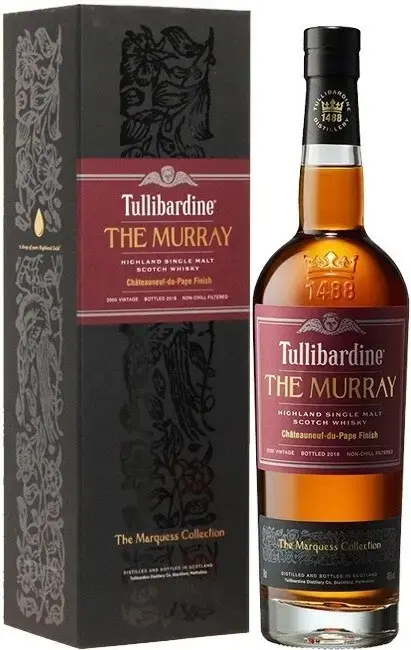 Виски Tullibardine The Murray Chateauneuf du Pape Finish gift box, 0.7 л