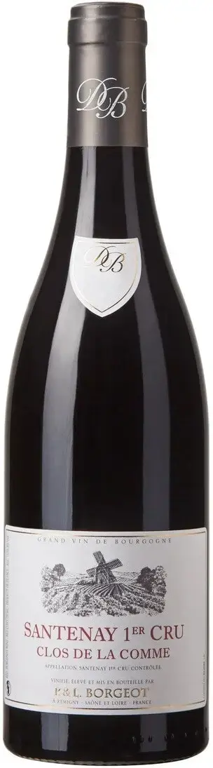Вино P. & L. Borgeot Santenay 1er Cru Clos de la Comme AOC, 2021, 0.75 л