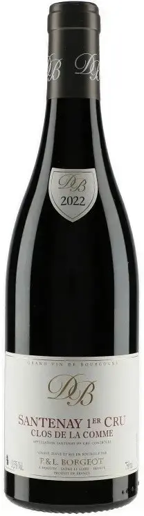 Вино P. & L. Borgeot Santenay 1er Cru Clos de la Comme AOC, 2022, 0.75 л