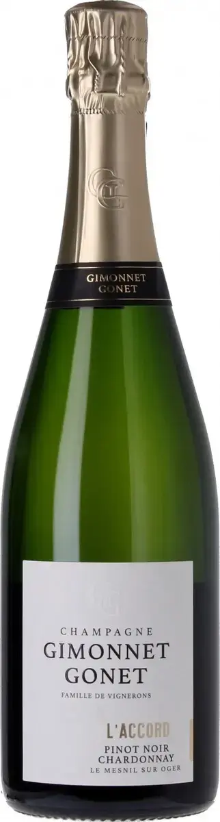 Шампанское Gimonnet Gonet, L'Accord Assemblage Brut, Champagne AOC, 2022 0.75 л