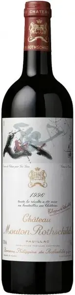 Вино Chateau Mouton Rothschild Pauillac AOC Premier Grand Cru Classe, 1996, 0.75 л