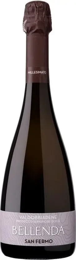 Игристое вино Bellenda San Fermo Conegliano Valdobbiadene DOCG Prosecco Superiore, 2023, 0.75 л