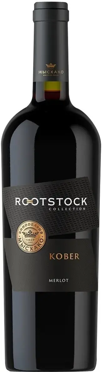 Вино Myskhako Rootstock Kober Merlot, 0.75 л