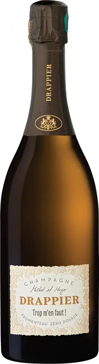 Шампанское Champagne Drappier Trop m'en faut! Zero Dosage Extra Brut Champagne AOC, 2021, 0.75 л
