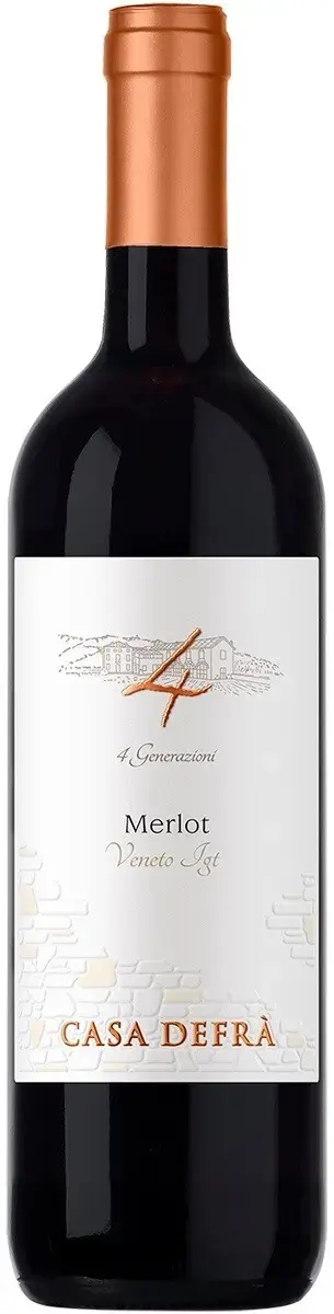 Вино Casa Defra Merlot Trevenezie IGT, 2023, 0.75 л