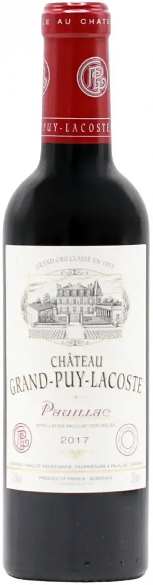 Вино Chateau Grand-Puy-Lacoste Pauillac AOC, 2017, 0.375 л