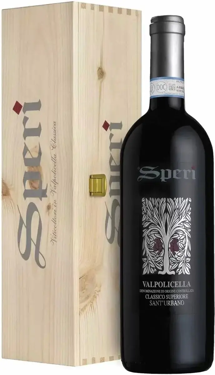 Вино Speri Sant'Urbano Valpolicella DOC Classico Superiore, wooden box, 2021, 1.5 л