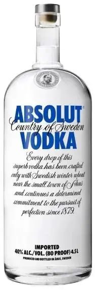 Водка  Absolut, 4.5 л