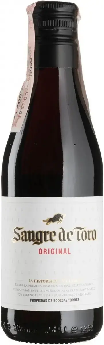 Вино Sangre de Toro Original Catalunya DO, 2023, 0.187 л