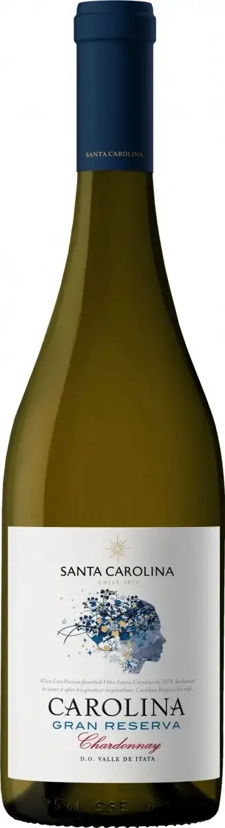 Вино Santa Carolina Gran Reserva Chardonnay Valle del Itata DO, 2022, 0.75 л