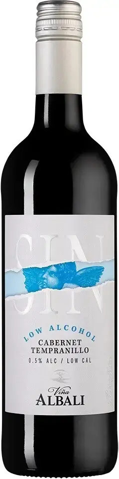 Вино Vina Albali Cabernet-Tempranillo Low Alcohol, 2023, 0.75 л