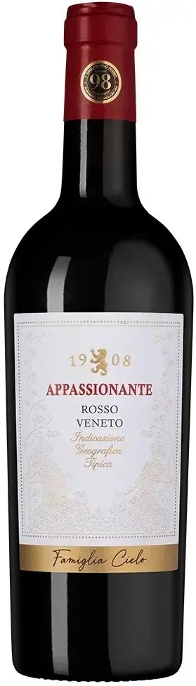 Вино Cielo e Terra Appassionante Rosso Veneto IGT, 2022, 0.75 л