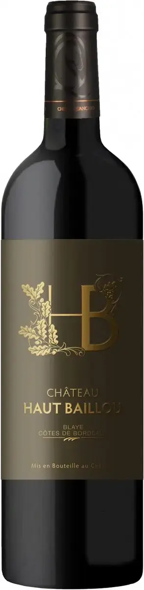 Вино Chateau Haut-Baillou Blaye Cotes de Bordeaux AOC, 2020, 0.75 л