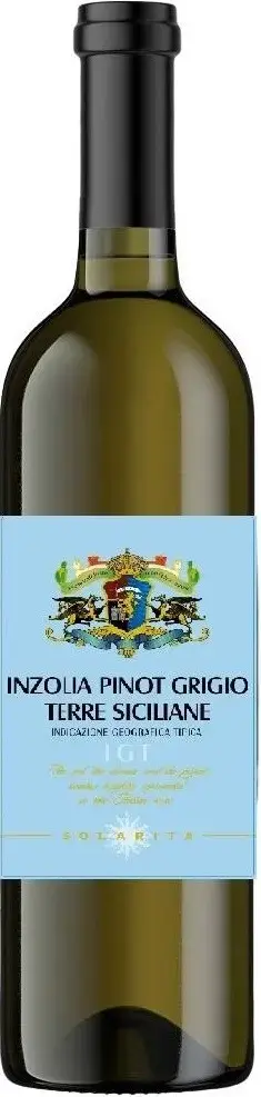 Вино Solarita Inzolia Pinot Grigio Terre Siciliane IGT, 2023, 0.75 л