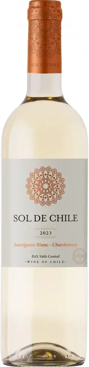 Вино Sol de Chile Sauvignon Blanc-Chardonnay Valle Central DO, 2024, 0.75 л