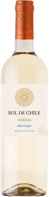 Вино Sol de Chile Pinot Grigio Valle Central DO, 2024, 0.75 л