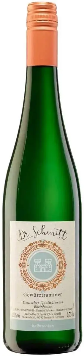 Вино Dr Schmitt Gewurztraminer, 2023, 0.75 л