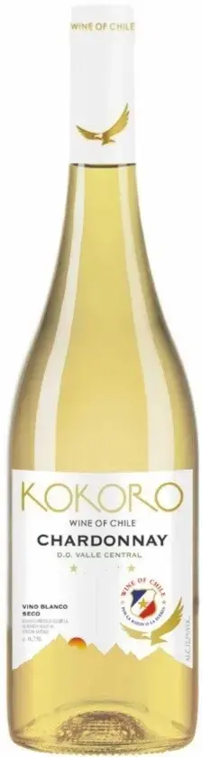 Вино Kokoro Chardonnay Valle Central DO, 2024, 0.75 л