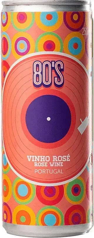 Вино 80's Rose Vinho Verde DOC, in can, 2023, 0.25 л