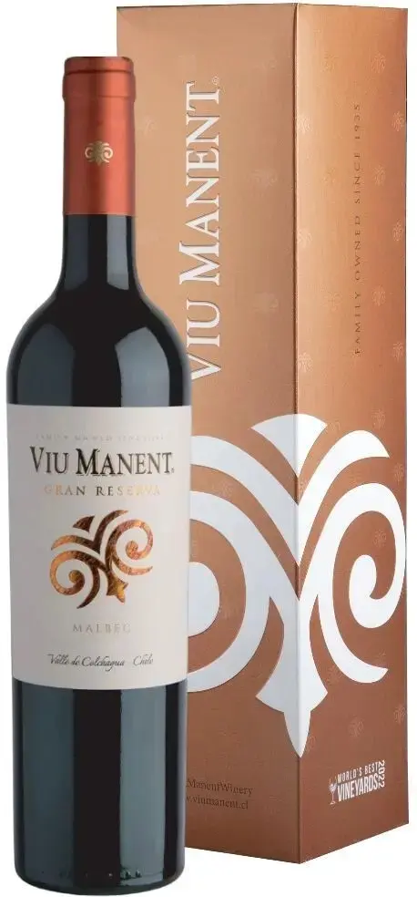 Вино Viu Manent Gran Reserva Malbec Colchagua Valley DO, gift box, 2022, 0.75 л