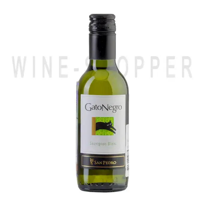 Вино San Pedro Gato Negro Sauvignon Blanc, 2016, 0.187 л