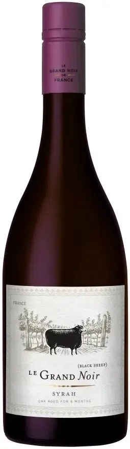 Вино Le Grand Noir Syrah Pays d'Oc IGP, 2022, 0.75 л