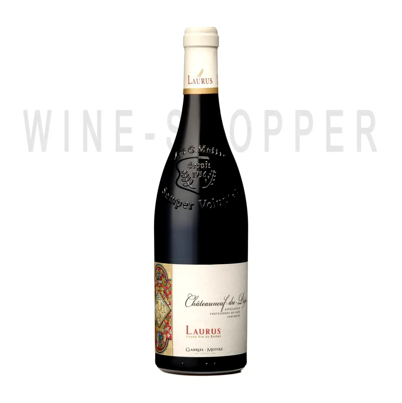 Вино Chateauneuf-du-Pape. Gabriel Mafr. Laurus Dry 2016 0.75 л