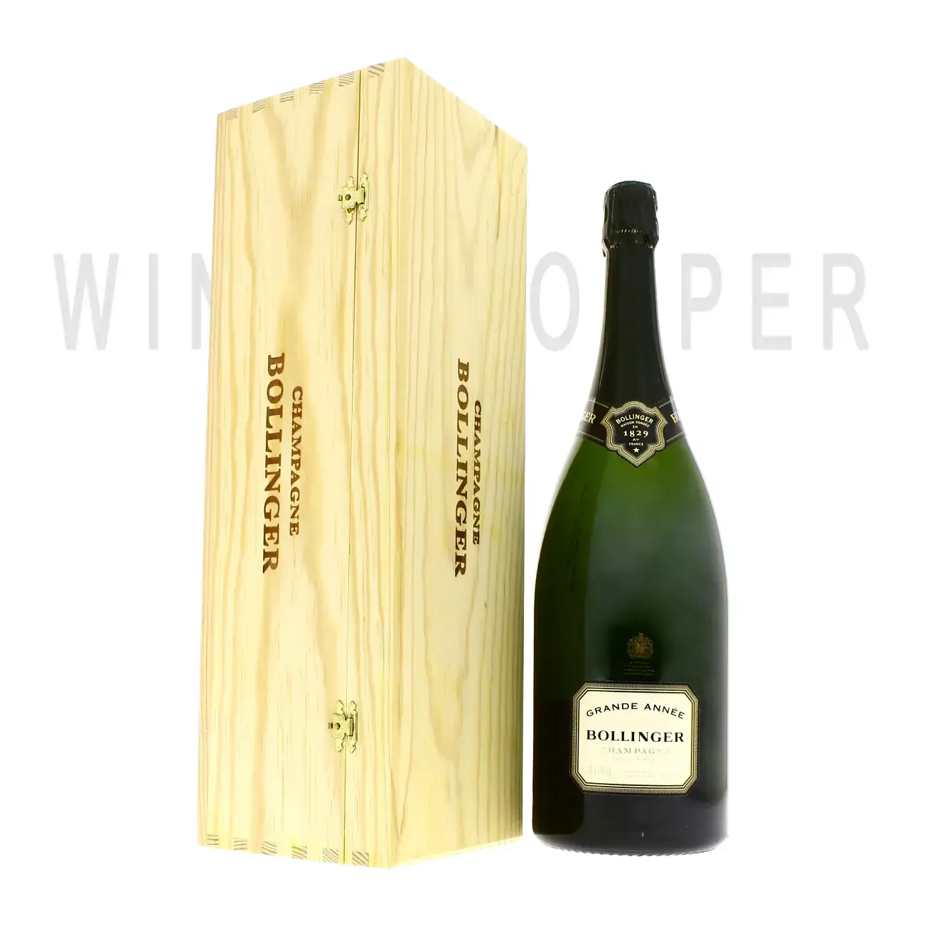 Шампанское Bollinger Grande Annee Brut wooden box 2004 1.5 л